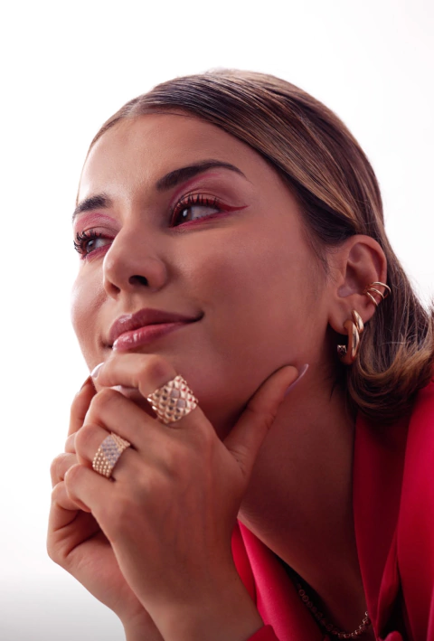 Argola Abaulada Polida