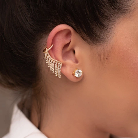 Piercing Franja de Rivieras (par)