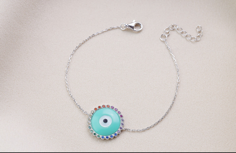 Pulseira Olho Grego Bordado