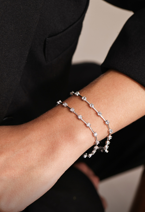 Pulseira Fio Faca Bianca