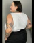 Regata Canelada Plus size - comprar online