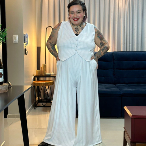 Conjunto Risca de Giz Branco