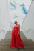 Conjunto Pantalona e colete vermelho
