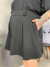 Short Godê Preto Alfaiataria Plus Size - comprar online