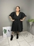 Vestido Preto com laço Plus Size