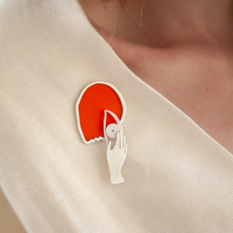 Broche Olho e não me vejo