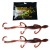 Pak De 8 Gomas Hooked Lizard 5 Pulgadas - comprar en línea