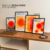 SET ORANGE x4 cuadros PINTEREST en internet