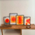 SET ORANGE x4 cuadros PINTEREST - RePituco