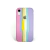 Case Silicone iPhone Xr - Arco Íris Rosa