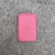 Carteira de Couro com MagSafe - Rosa Coral