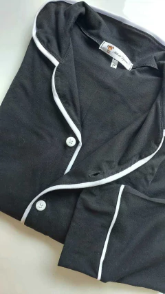 Pijama americano preto - ateliê dos pijamas 