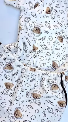 Pijama infantil urso astronauta na internet