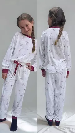 Pijama infantil estrelas tradicional - loja online