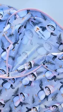 Pijama infantil pinguim - loja online