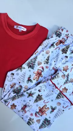 Pijama Tradicional natal – Coleção de Natal (adulto e infantil) na internet