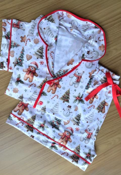 Imagem do Pijama americano CURTO biscoitos de natal