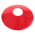 PRATO DE MARCAÇÃO TREINAMENTO - Vermelho