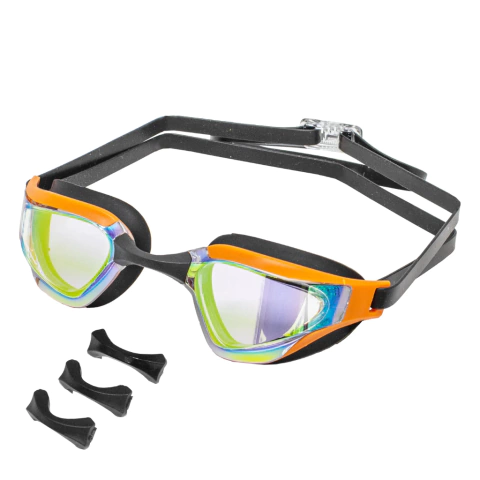 Óculos para Natação Poker Quick Mirror Laranja