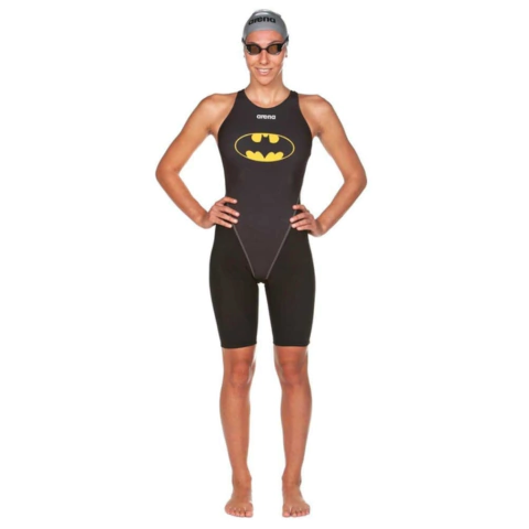Macaquinho Natação Competição Powerskin ST 2.0 Arena Open Back Batman