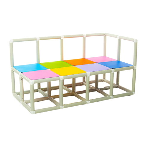 Plataforma para Fundo de Piscina 2x4 com corrimão L