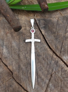 Pingente Espada de Ogum PRATA 925 (gd) - Santo Axé