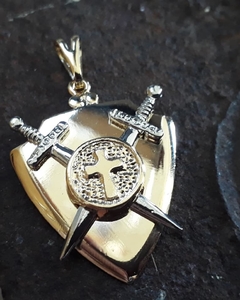 Pingente Escudo de Ogum