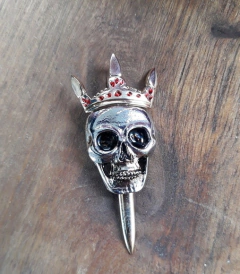 Pingente Exu Caveira com coroa