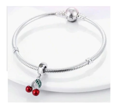 Charm Dije Colgante Cerezas Apto Para Pulsera Y Collar en internet