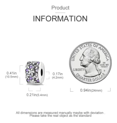 Charms Dije Para Pulsera Aptos Para Pandora Piedras Stras - comprar online