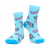 Meia Soquete Infantil Menina Algodão M – Kit com 3 Pares