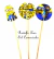 PINCHE MINIONS PARA GOLOSINAS x12 U