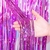 CORTINA METALIZADA FLECOS GLITTER FUCSIA