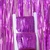 CORTINA METALIZADA FLECOS GLITTER FUCSIA - comprar online