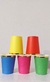 VASO VERDE BORDE DORADO x10 U - comprar online