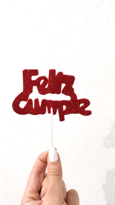 MINI PINCHE FELIZ CUMPLE ROJO