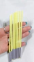 VELA LAPIZ AMARILLO PASTEL x8 U