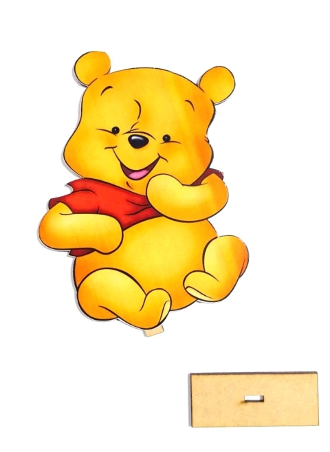 WINNIE POOH BEBE ADORNO PARA TORTA FIBROFACIL x1 U
