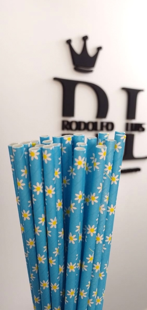 cod. 219 SORBETE Nº8 MARGARITAS CELESTE x25 U