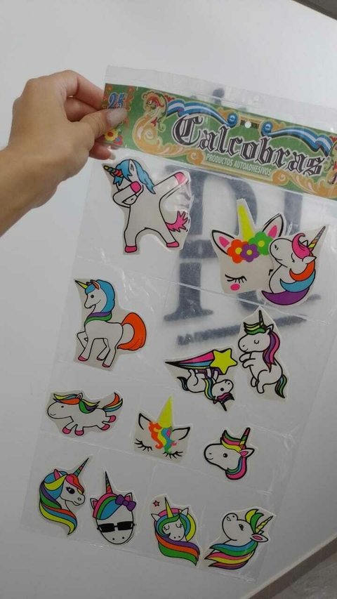 Cod. 1151 VINILOS AUTOADHESIVOS UNICORNIO x26 U