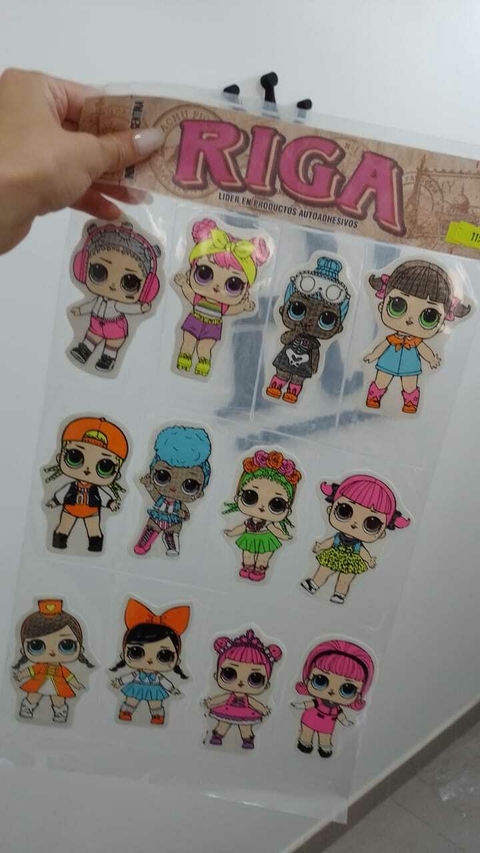 Cod. 1155 VINILOS AUTOADHESIVOS LOL x24 U