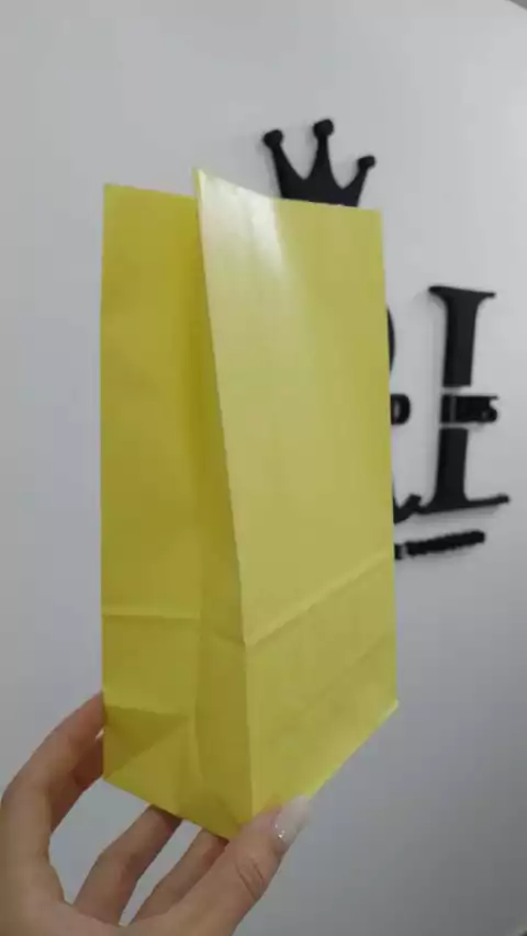 BOLSITAS AMARILLO PASTEL x10 U SIN MANIJA