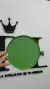 PLATO VERDE LISO x10 U