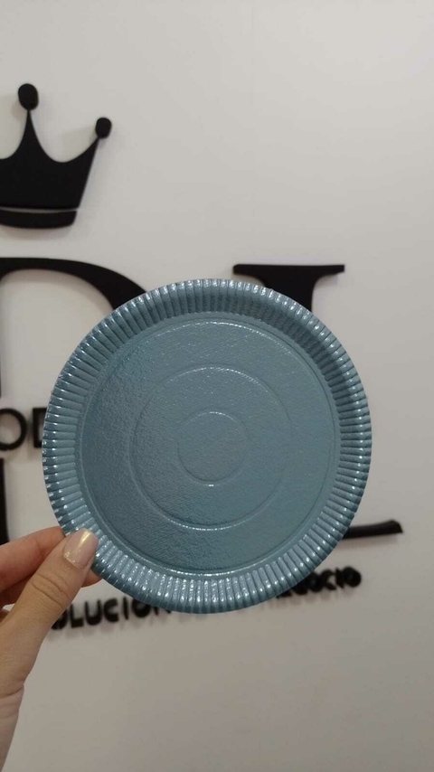 16CM BANDEJA CLASICA CELESTE GOLD x1 U