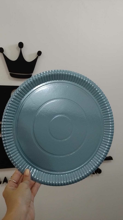 30CM BANDEJA CLASICA CELESTE GOLD x1 U