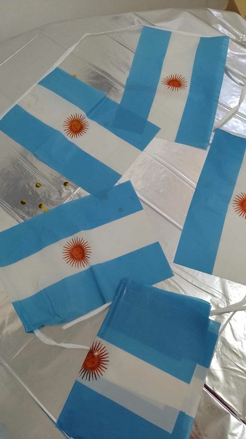 BANDERIN PLASTICO ARGENTINA x1 U