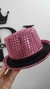 GALERA ALTA ROSA CON LENTEJUELAS x1 U