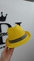SOMBRERO FUNYI AMARILLO DE TELA CON CINTA x1 U
