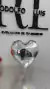CORAZON 18" PLATA x1 U