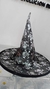 SOMBRERO BRUJA ORGANZA x1 U